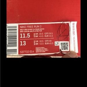 NIKE FREE RUN 2 men’s sneaker NWT